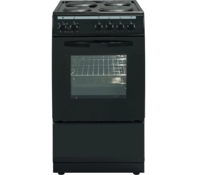 ESSENTIALS CFSEBK16 50 cm Electric Solid Plate Cooker - Black ESSENTIALS CFSEBK16 50 cm Electric Solid Plate Cooker - Black